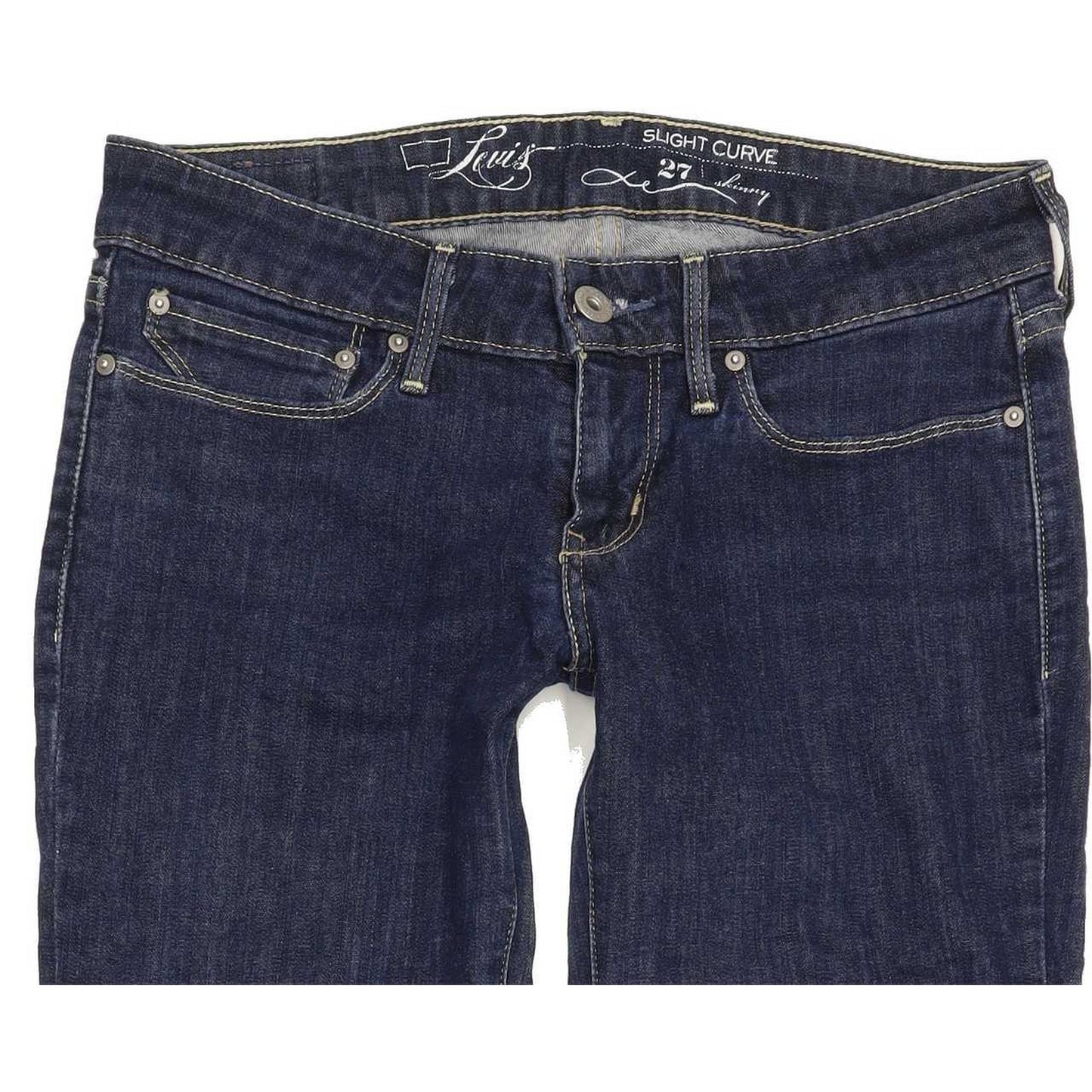 Levi's Slight Curve Women Blue Skinny Slim Stretch Jeans W27 L30