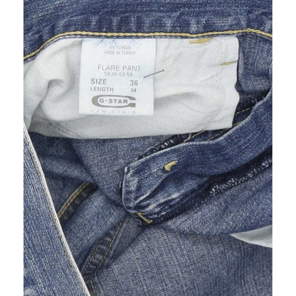 G-Star Men Blue Flared Regular Jeans W36 L34
