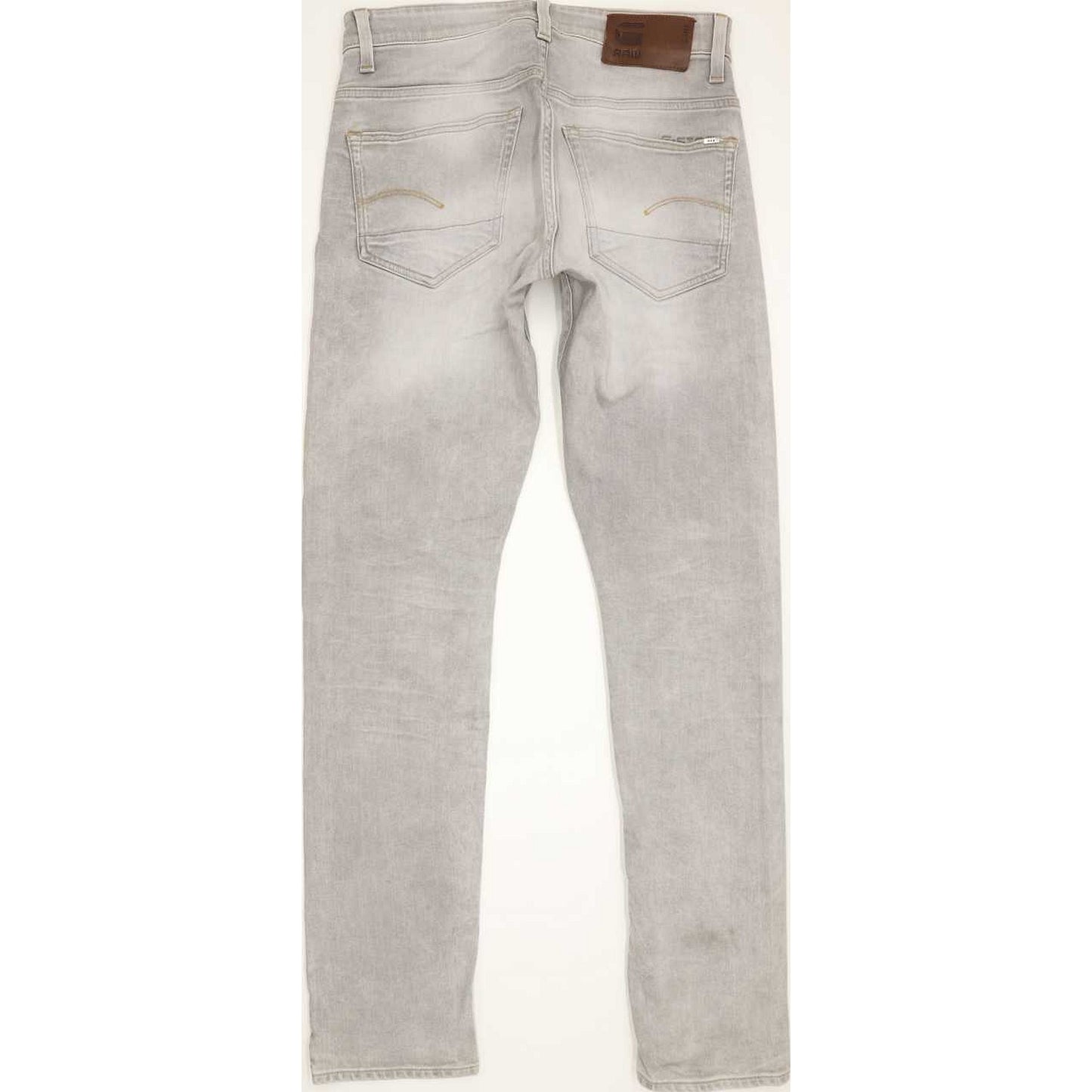 G-Star 3301 Men Grey Tapered Slim Stretch Jeans W30 L33