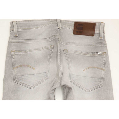 G-Star 3301 Men Grey Tapered Slim Stretch Jeans W30 L33