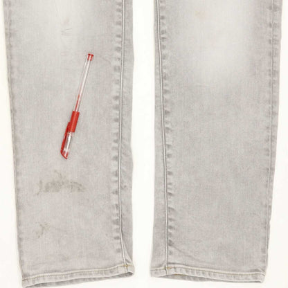 G-Star 3301 Men Grey Tapered Slim Stretch Jeans W30 L33