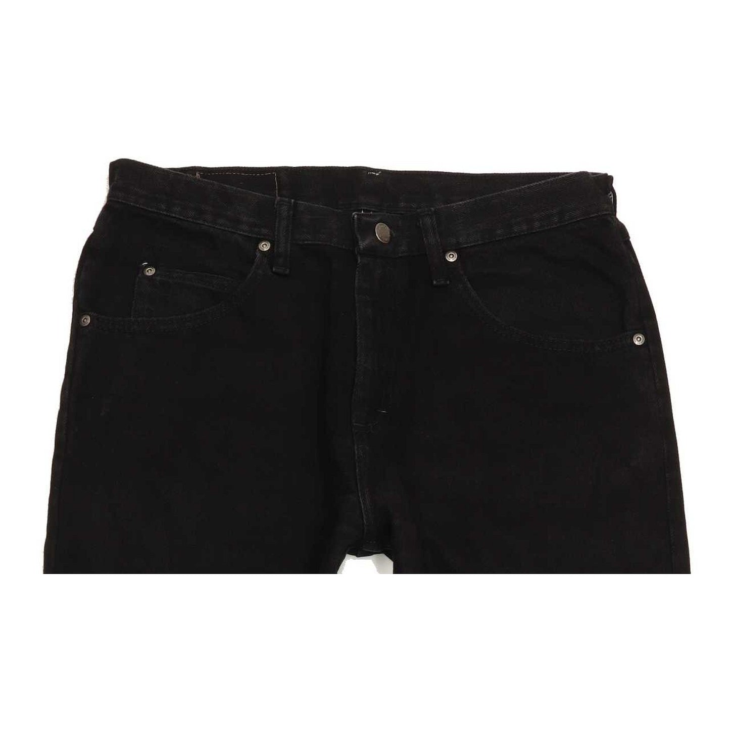 Wrangler Men Black Straight Regular Jeans W33 L30