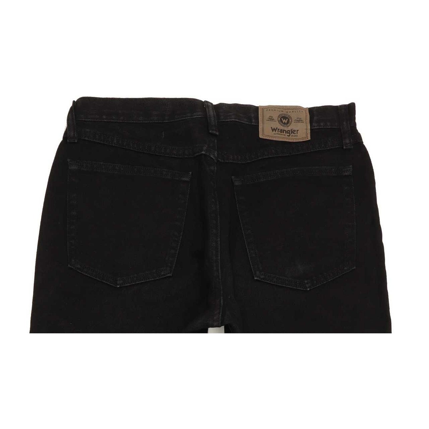 Wrangler Men Black Straight Regular Jeans W33 L30