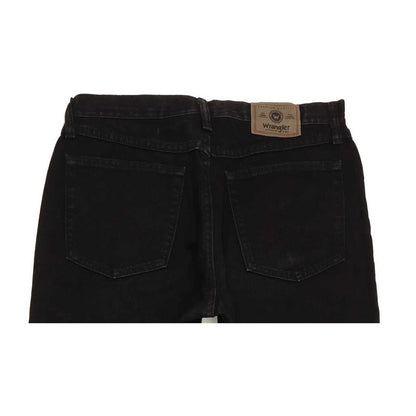 Wrangler Men Black Straight Regular Jeans W33 L30