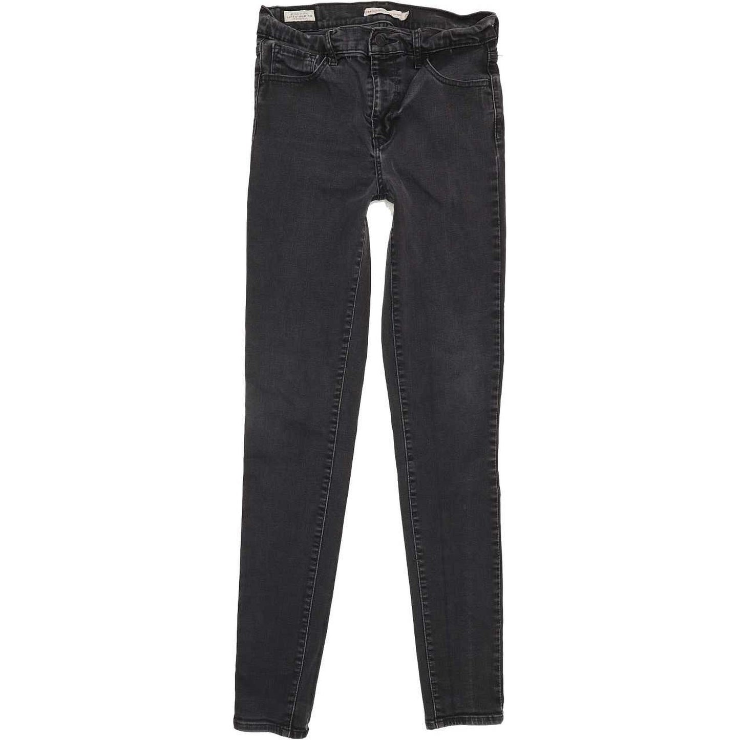 Levi's 720 High Rise Women Charcoal Skinny Stretch Jeans W28 L31