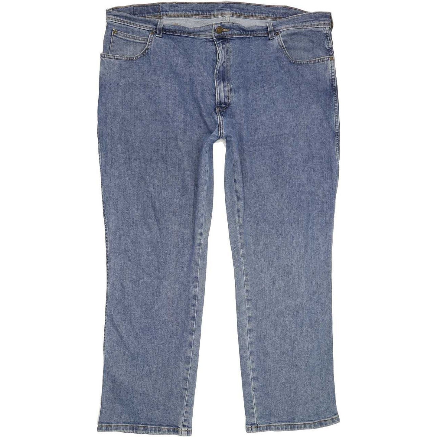 Wrangler Men Blue Straight Regular Stretch Jeans W43 L30