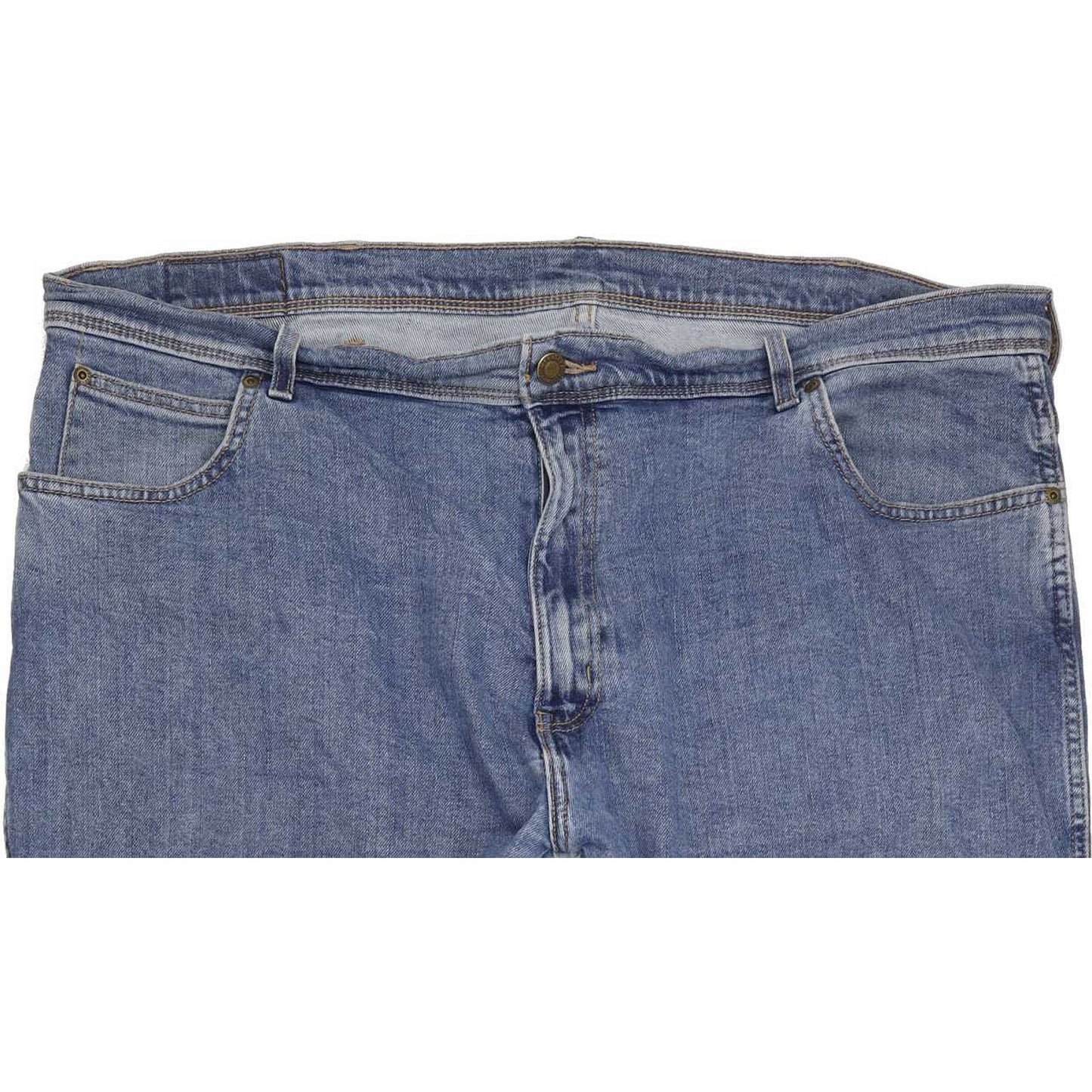 Wrangler Men Blue Straight Regular Stretch Jeans W43 L30