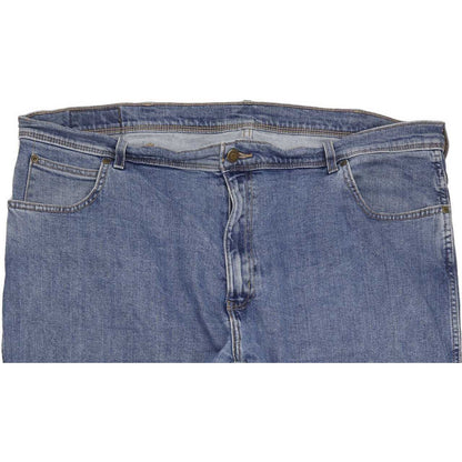 Wrangler Men Blue Straight Regular Stretch Jeans W43 L30