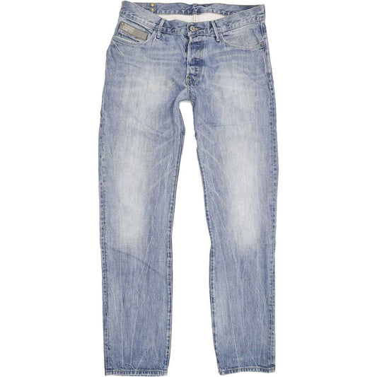 G-Star Blades Men Blue Tapered Regular Jeans W34 L34