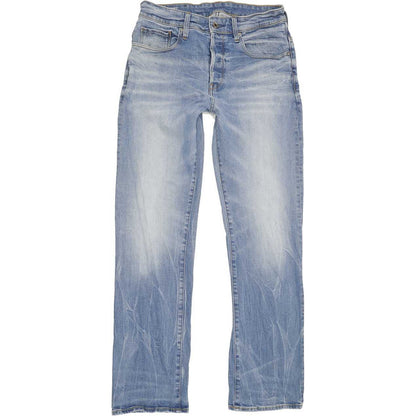G-Star 3301 Men Blue Straight Loose Stretch Jeans W31 L32