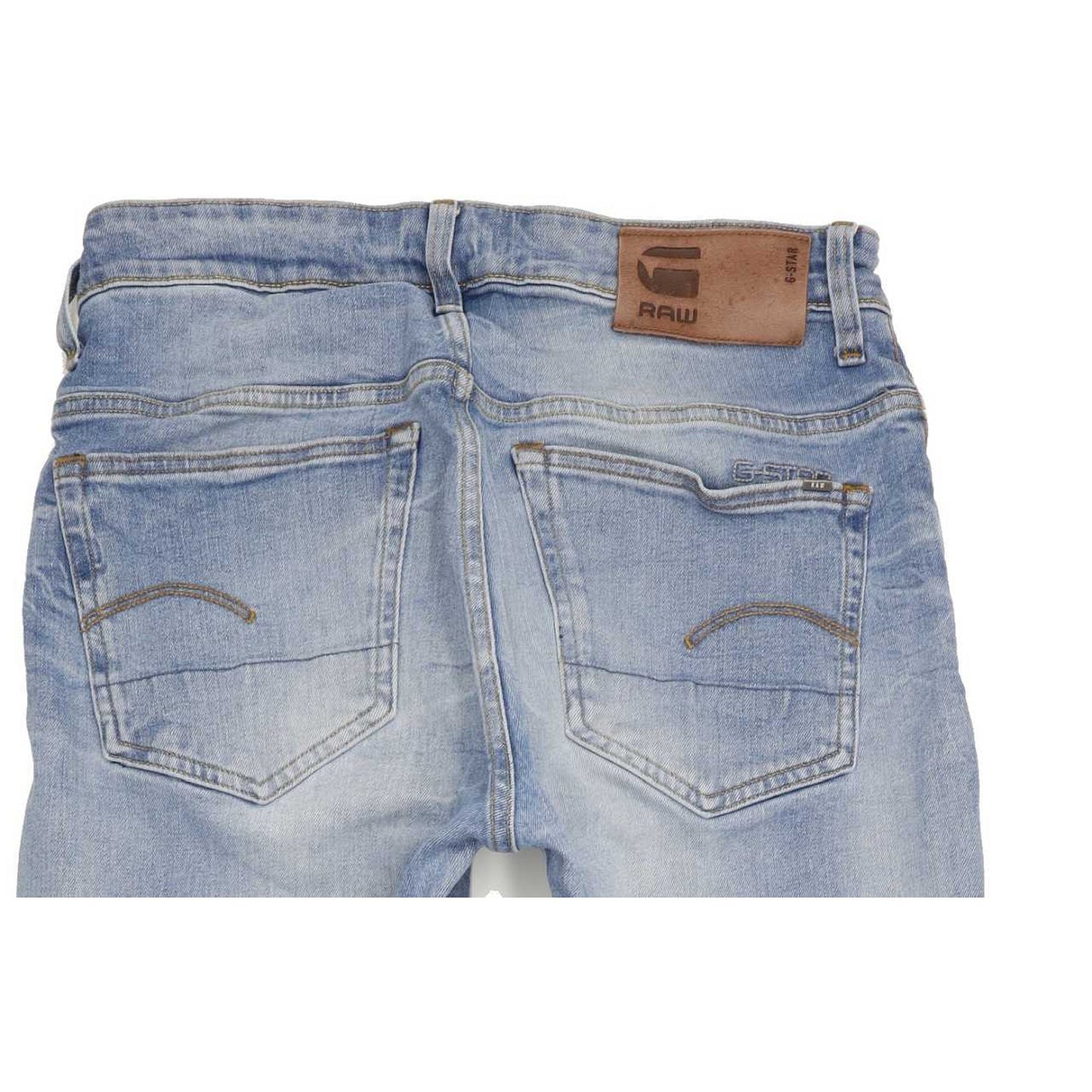 G-Star 3301 Men Blue Straight Loose Stretch Jeans W31 L32