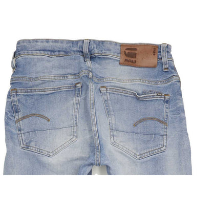 G-Star 3301 Men Blue Straight Loose Stretch Jeans W31 L32