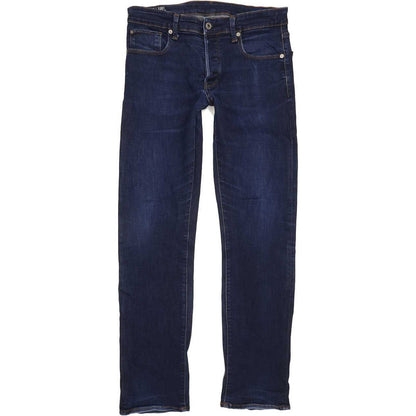G-Star 3301 Men Blue Straight Regular Jeans W32 L33