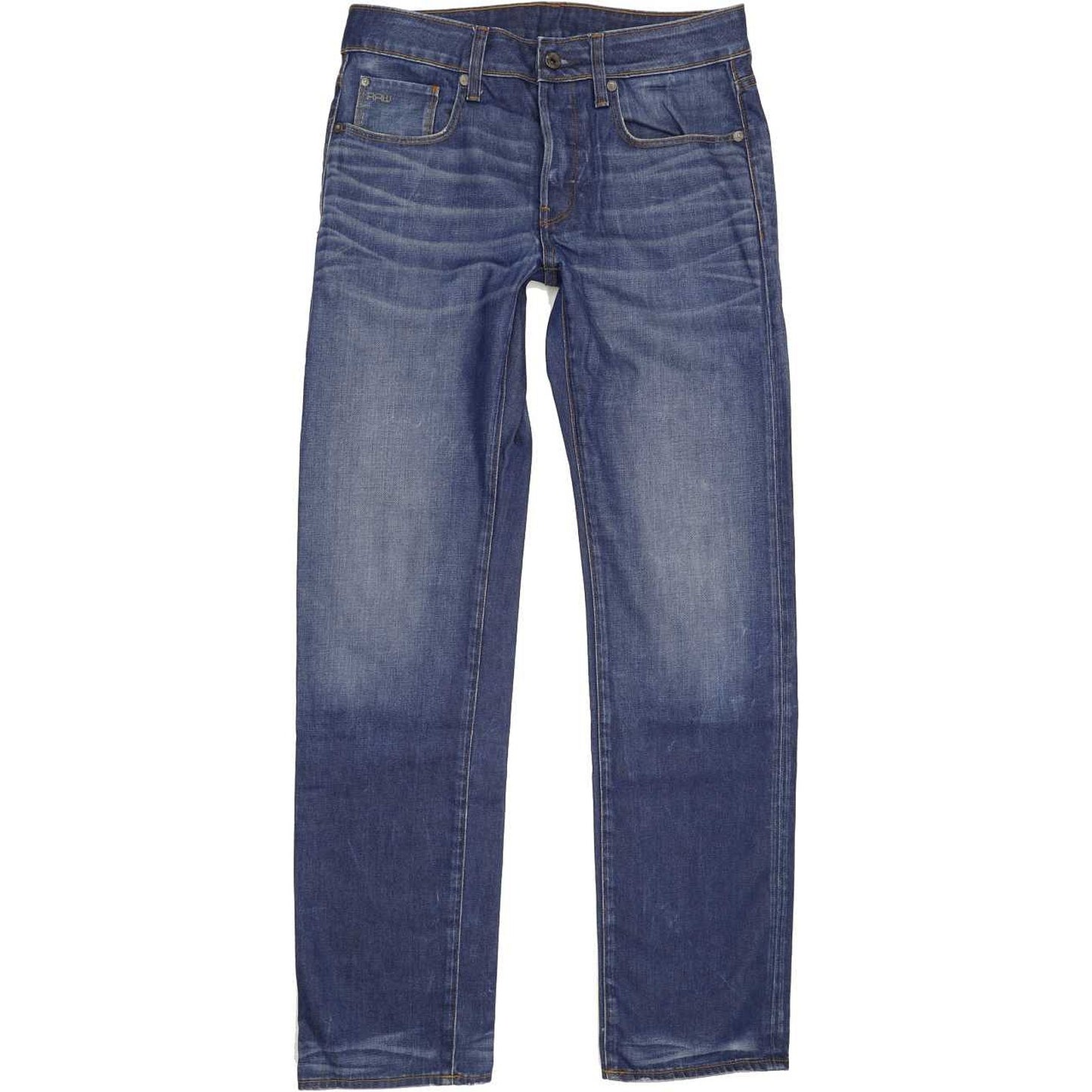 G-Star 3301 Men Blue Straight Regular Jeans W31 L33