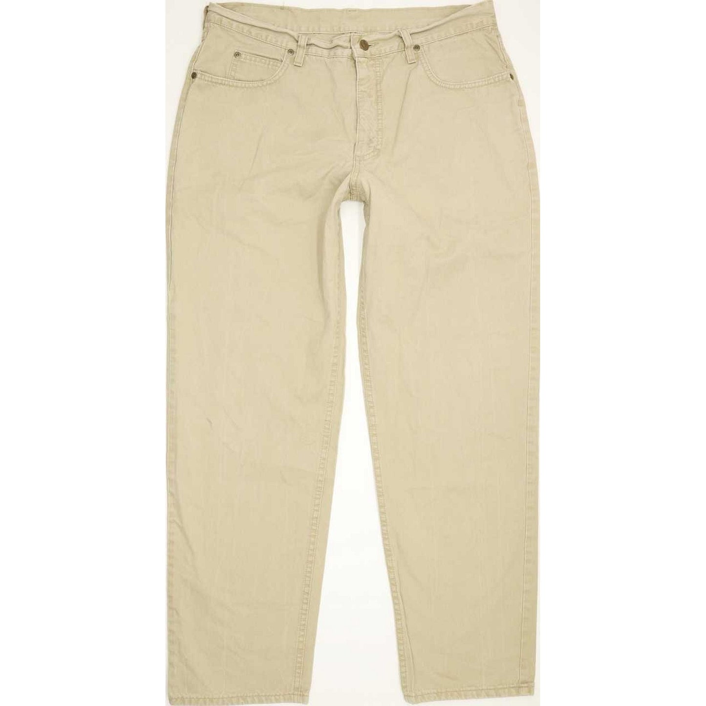 Lee St Louis Men Beige Straight Regular Jeans W36 L31