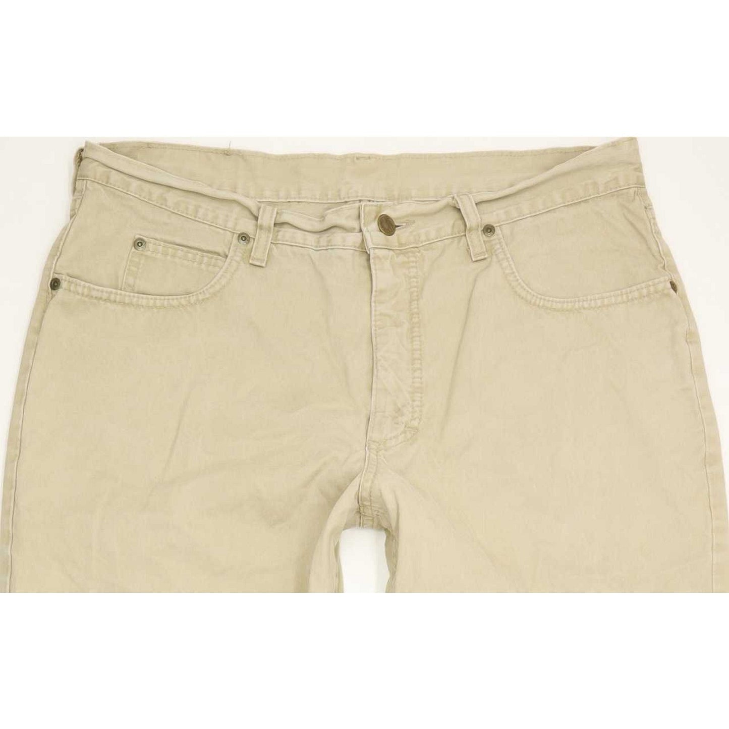 Lee St Louis Men Beige Straight Regular Jeans W36 L31