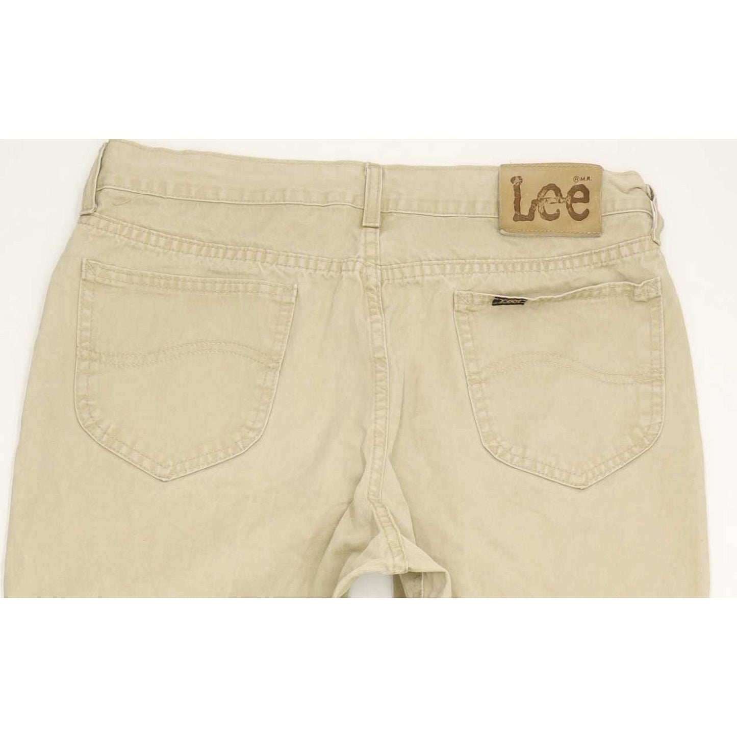 Lee St Louis Men Beige Straight Regular Jeans W36 L31