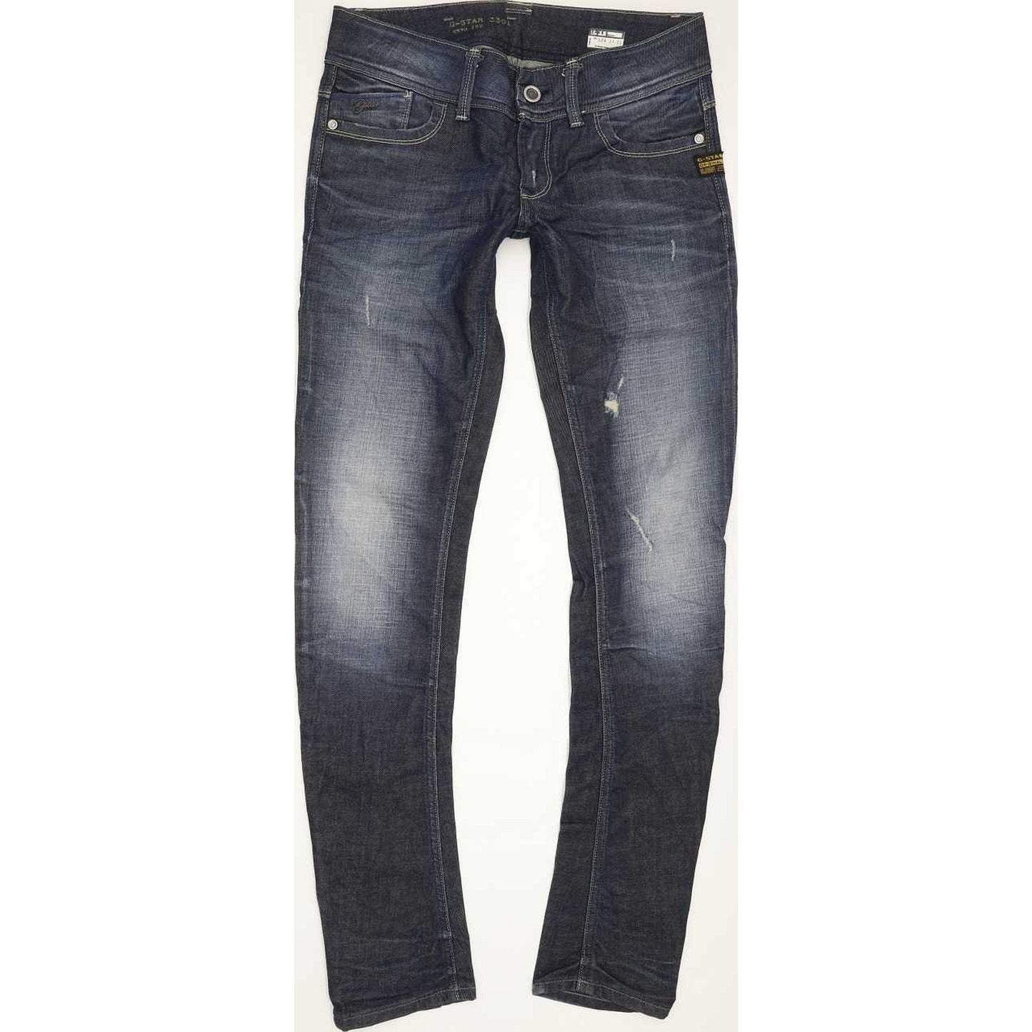 G-Star Lynn Women Blue Skinny Slim Stretch Jeans W28 L32