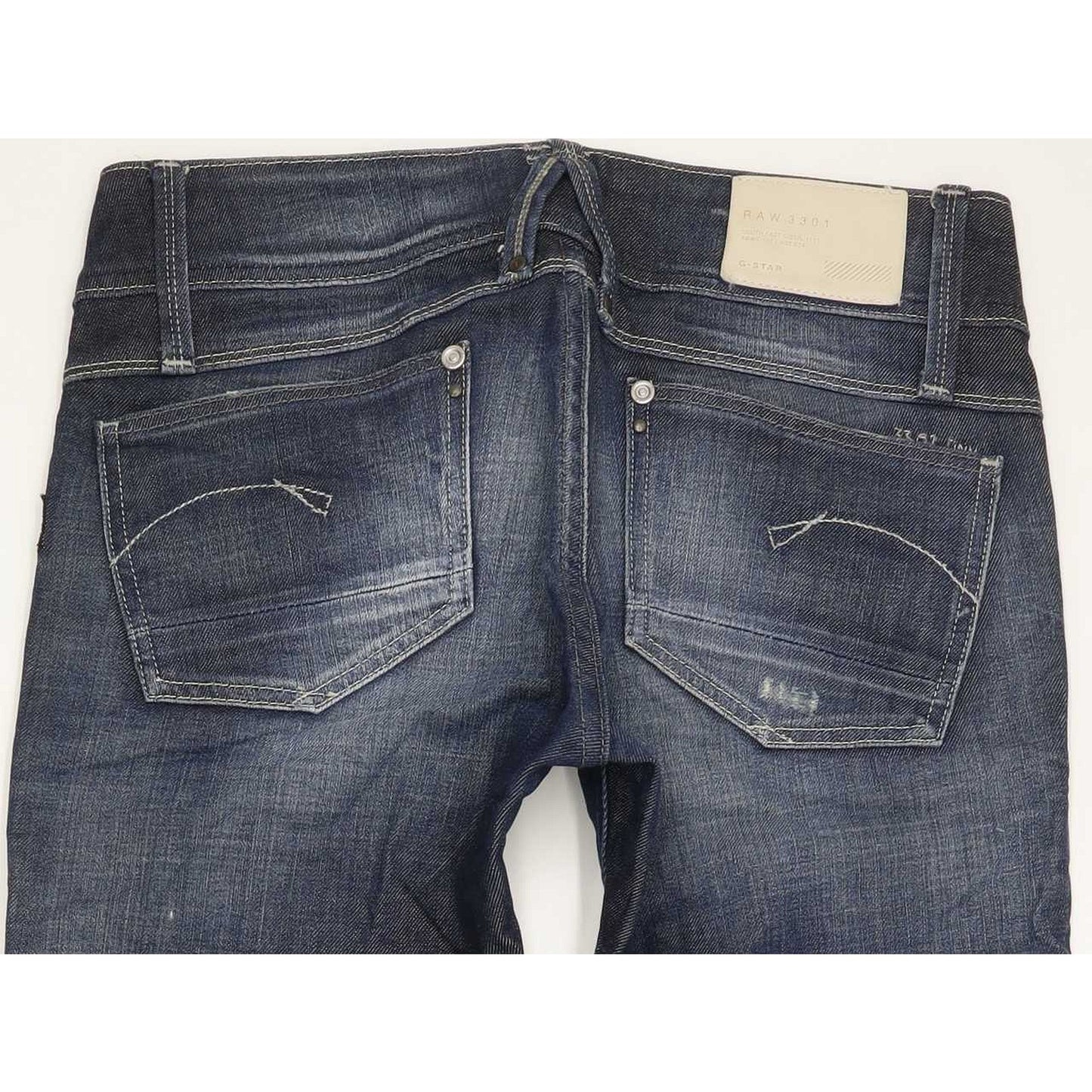G-Star Lynn Women Blue Skinny Slim Stretch Jeans W28 L32
