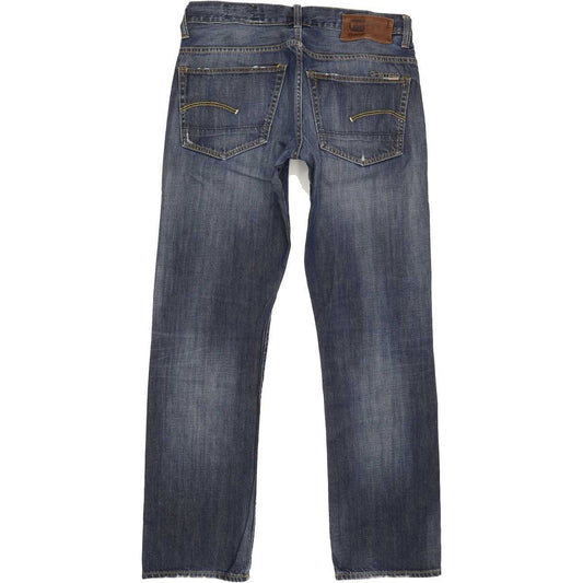 G-Star 3301 Men Blue Straight Slim Jeans W31 L31