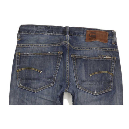 G-Star 3301 Men Blue Straight Slim Jeans W31 L31