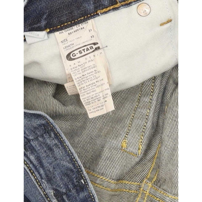 G-Star 3301 Men Blue Straight Slim Jeans W31 L31