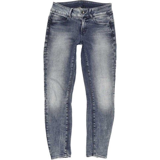 G-Star Midge D-Cody Women Blue Skinny Slim Stretch Jeans W29 L29