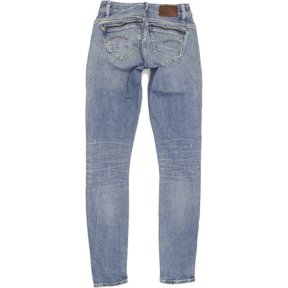 G-Star Midge Women Blue Skinny Slim Stretch Jeans W27 L31