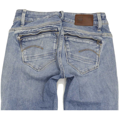 G-Star Midge Women Blue Skinny Slim Stretch Jeans W27 L31