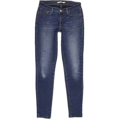 Levi's 710 Super Women Blue Skinny Jeans W28 L28