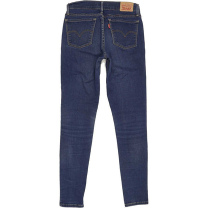 Levi's 710 Super Women Blue Skinny Jeans W28 L28