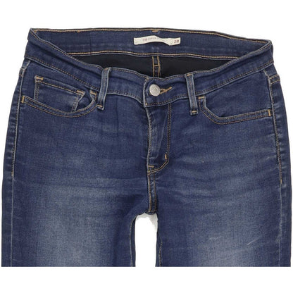 Levi's 710 Super Women Blue Skinny Jeans W28 L28