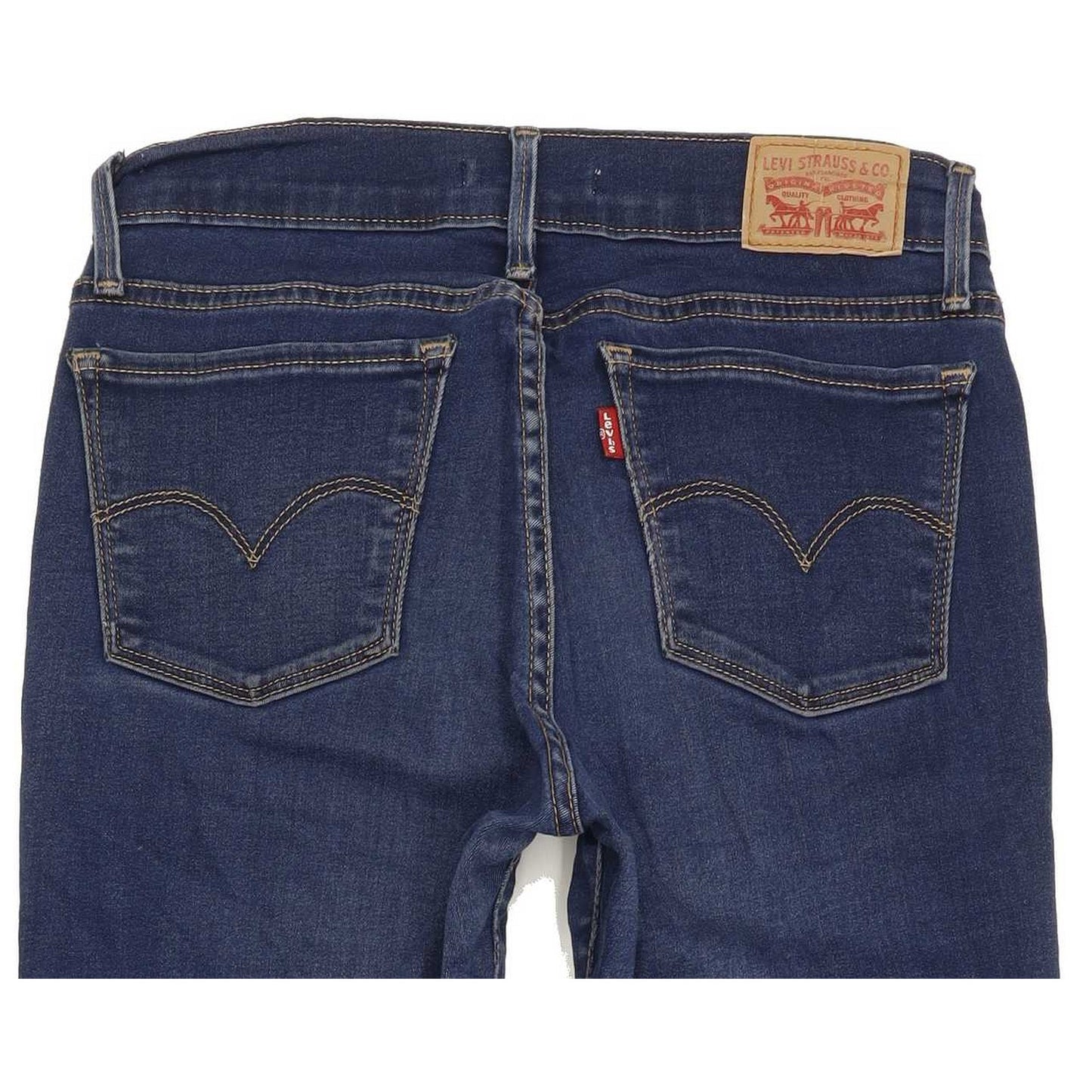 Levi's 710 Super Women Blue Skinny Jeans W28 L28