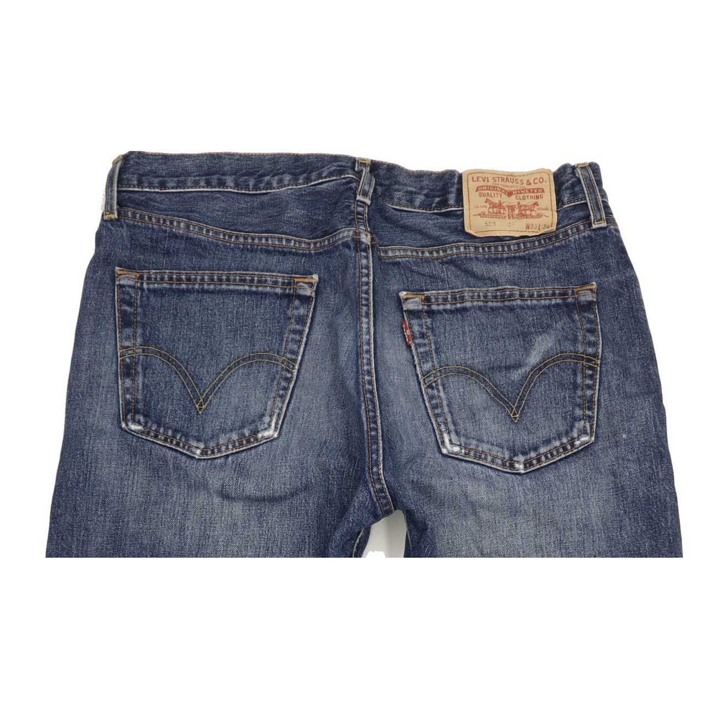 Levi's 508 Men Blue Straight Slim Jeans W33 L34
