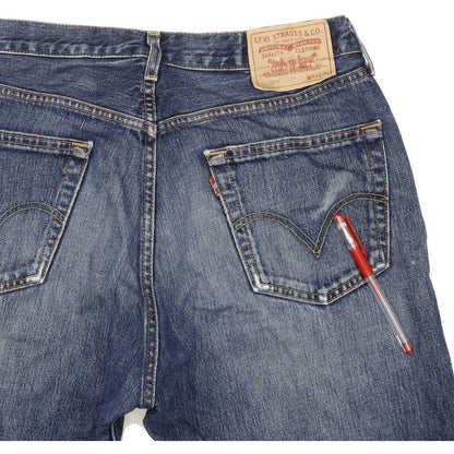 Levi's 508 Men Blue Straight Slim Jeans W33 L34