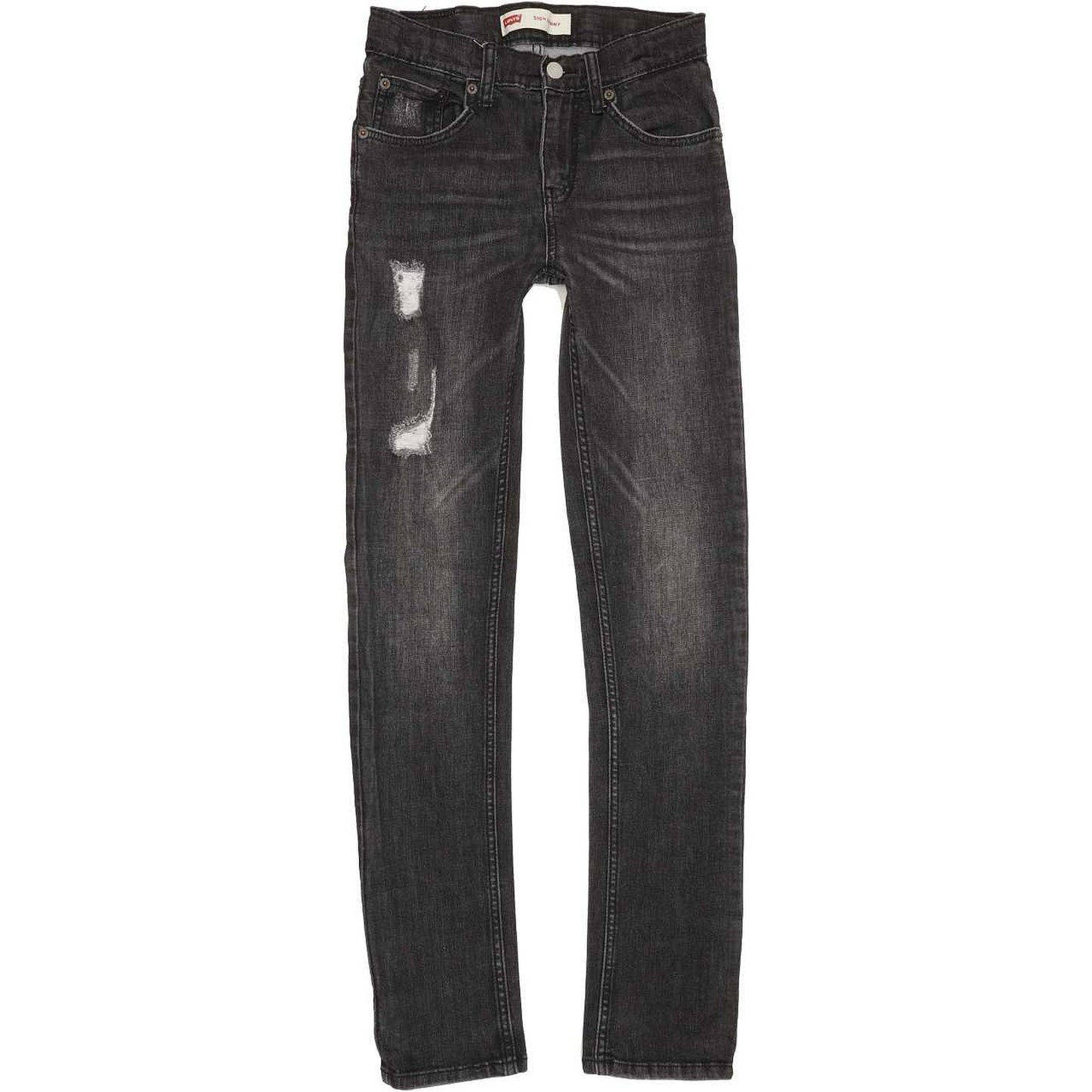 Levi's 510 Kids Charcoal Skinny Slim Stretch Jeans W26 L31