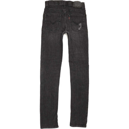 Levi's 510 Kids Charcoal Skinny Slim Stretch Jeans W26 L31