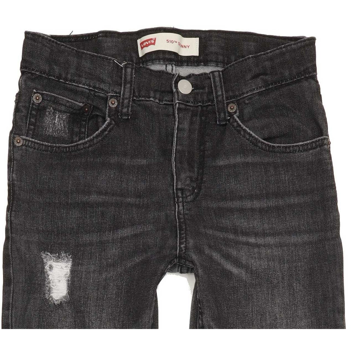 Levi's 510 Kids Charcoal Skinny Slim Stretch Jeans W26 L31