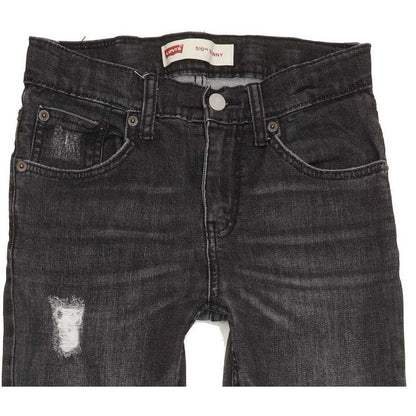 Levi's 510 Kids Charcoal Skinny Slim Stretch Jeans W26 L31