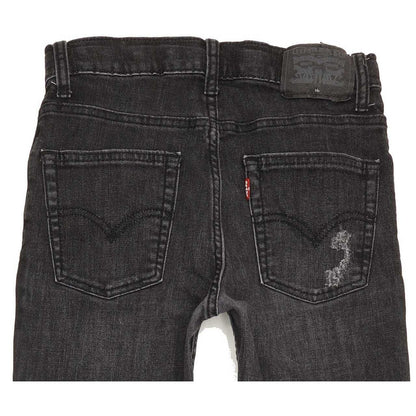 Levi's 510 Kids Charcoal Skinny Slim Stretch Jeans W26 L31
