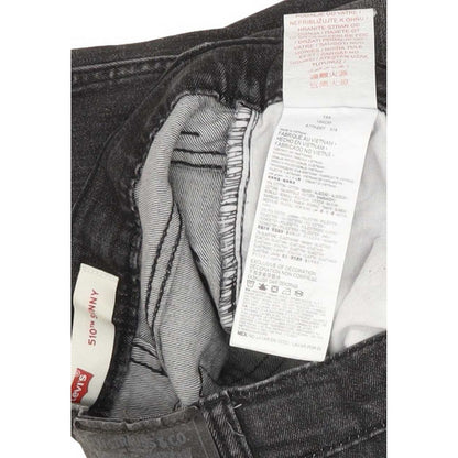 Levi's 510 Kids Charcoal Skinny Slim Stretch Jeans W26 L31