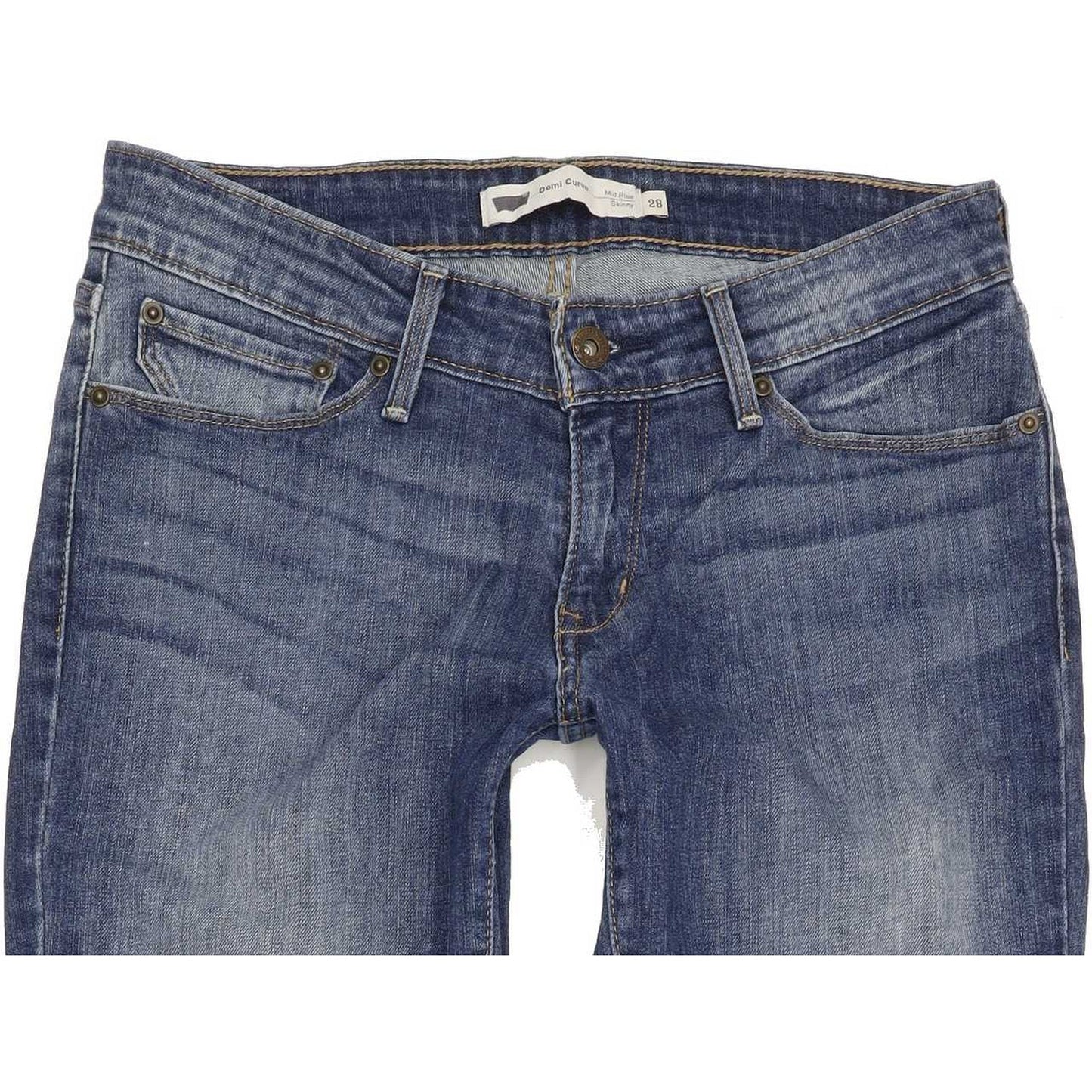 Levi's Demi Curve Women Blue Skinny Regular Stretch Jeans W28 L31