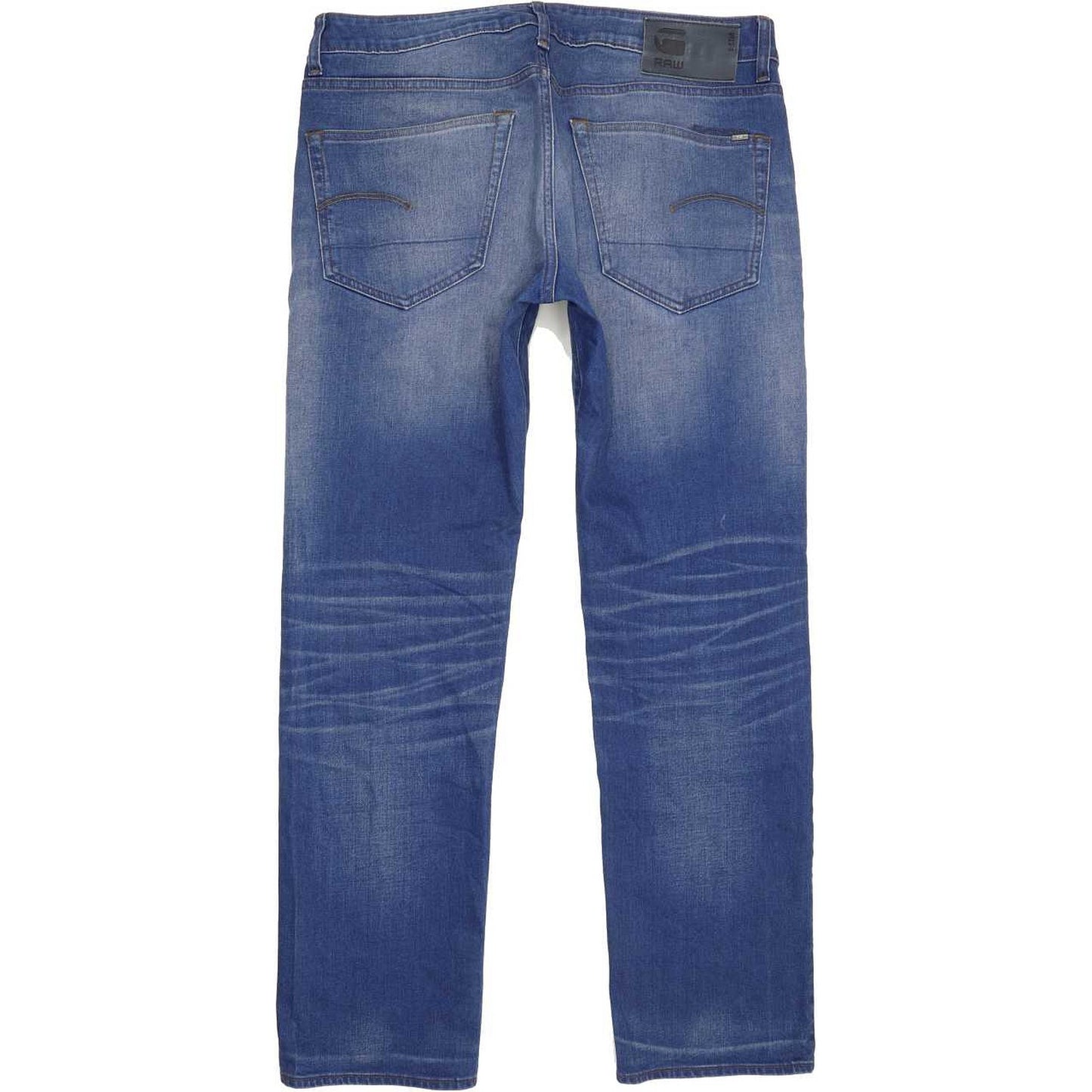G-Star 3301 Men Blue Straight Slim Stretch Jeans W33 L31