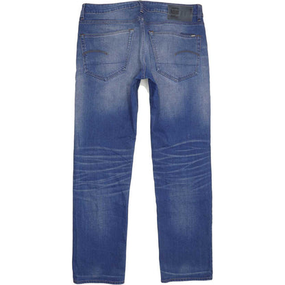 G-Star 3301 Men Blue Straight Slim Stretch Jeans W33 L31