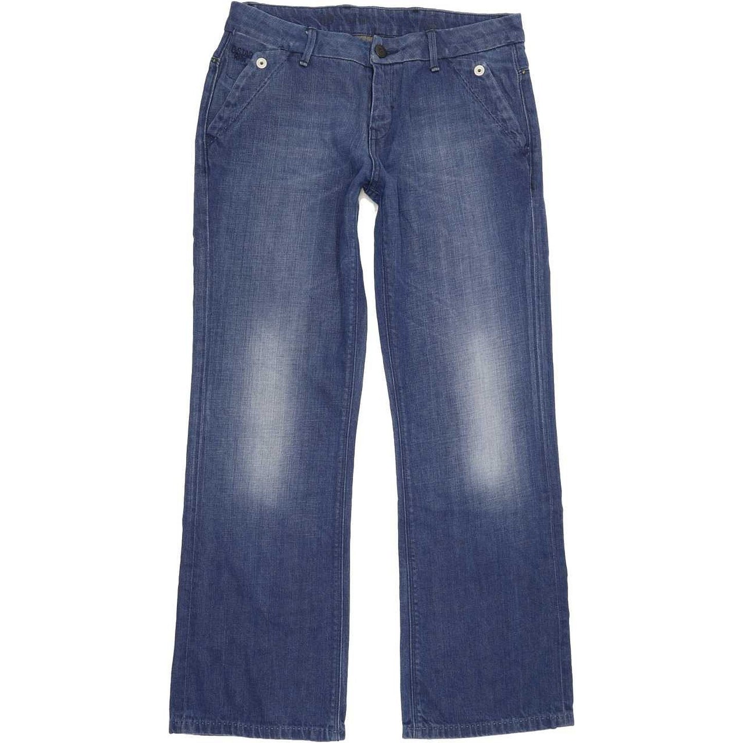 G-Star Gate Slacks Women Blue Bootcut Slim Jeans W30 L32