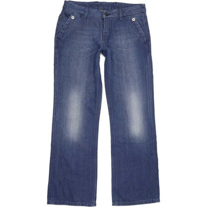 G-Star Gate Slacks Women Blue Bootcut Slim Jeans W30 L32