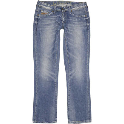 G-Star Reese Women Blue Straight Slim Jeans W31 L32