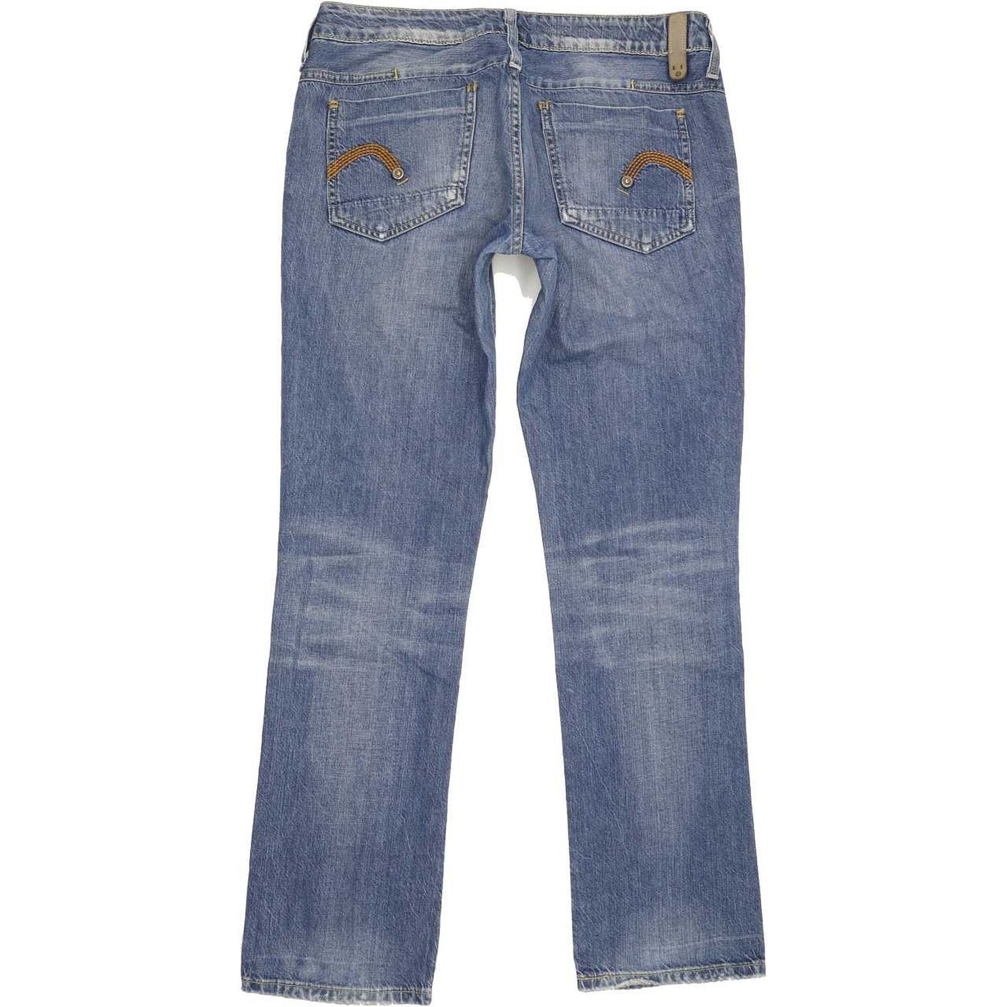 G-Star Reese Women Blue Straight Slim Jeans W31 L32