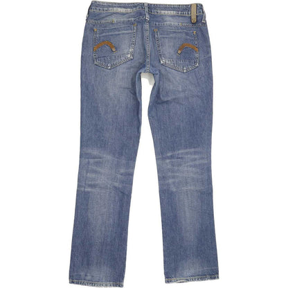 G-Star Reese Women Blue Straight Slim Jeans W31 L32