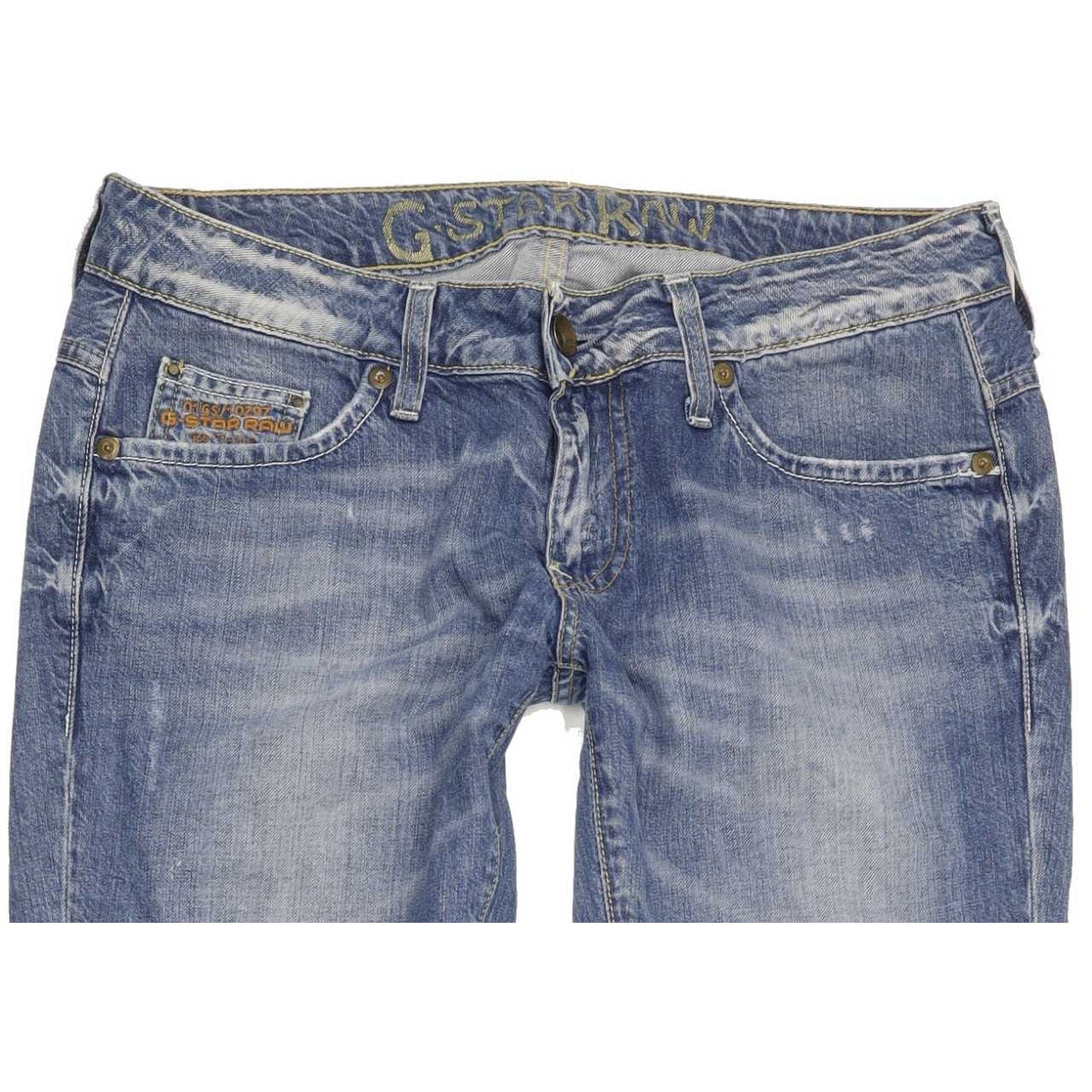 G-Star Reese Women Blue Straight Slim Jeans W31 L32